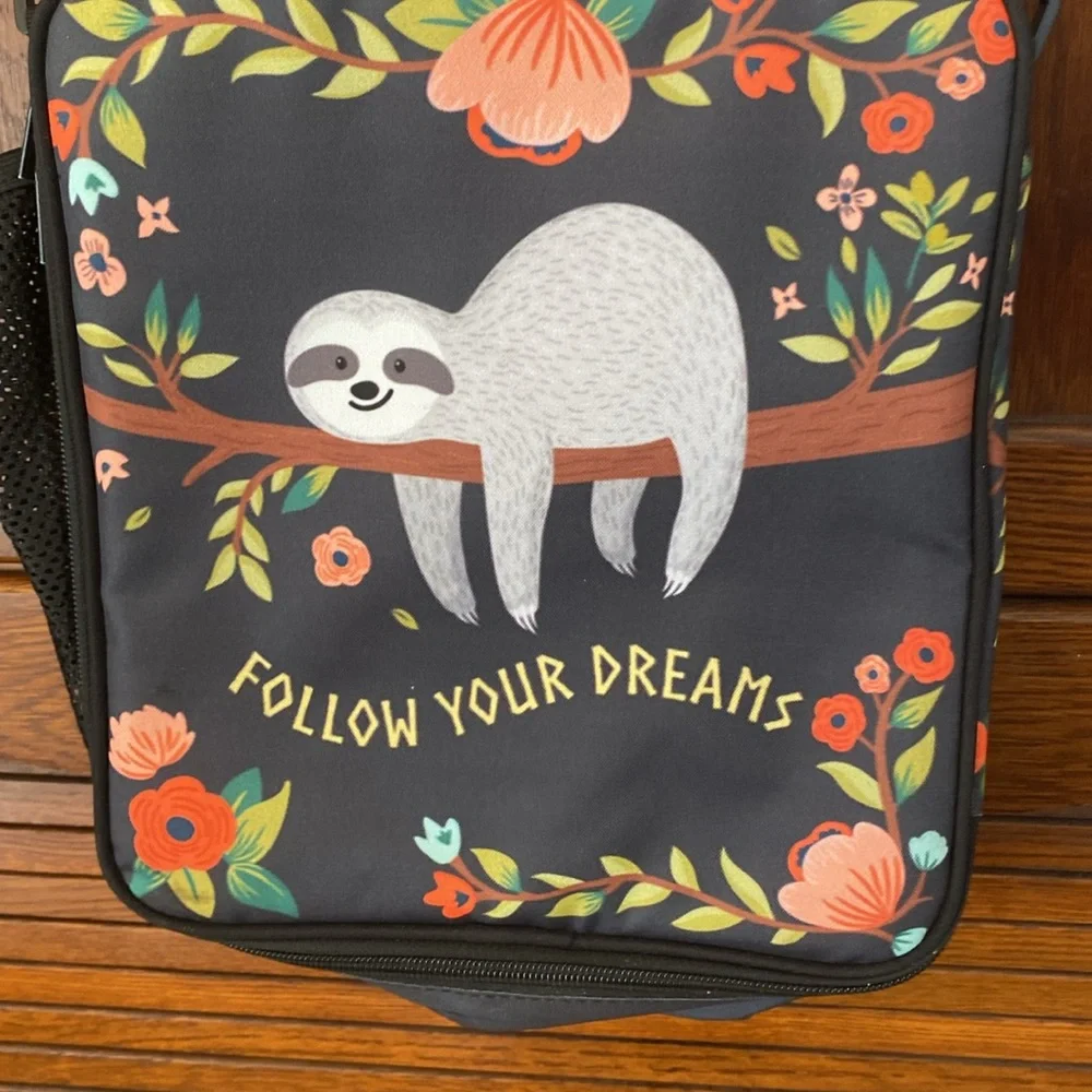 Lunch box case with Sloth design